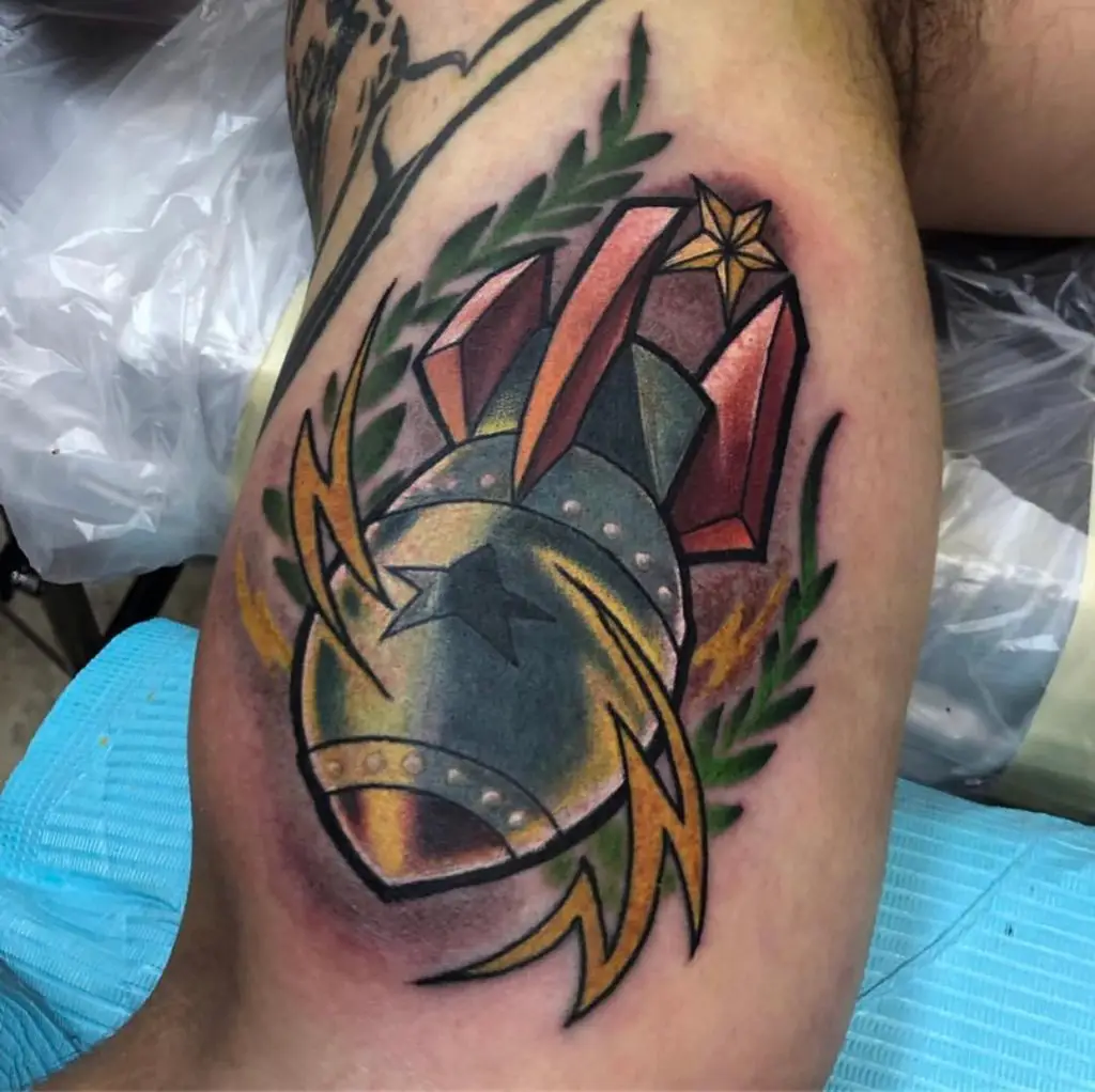 Bomb by Spiro at Artistic Impressions Tattoo Studio located in Katy ,Texas