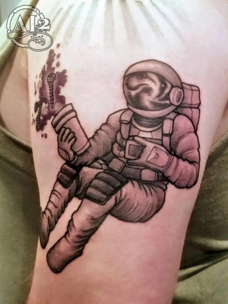 Astronaut Tattoo