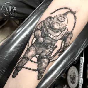 Scuba Diver Tattoo
