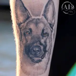 German Shephard Tattoo