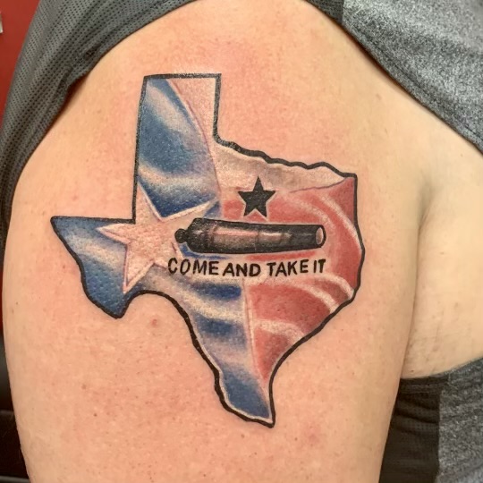 Ulisses's Texas tattoo