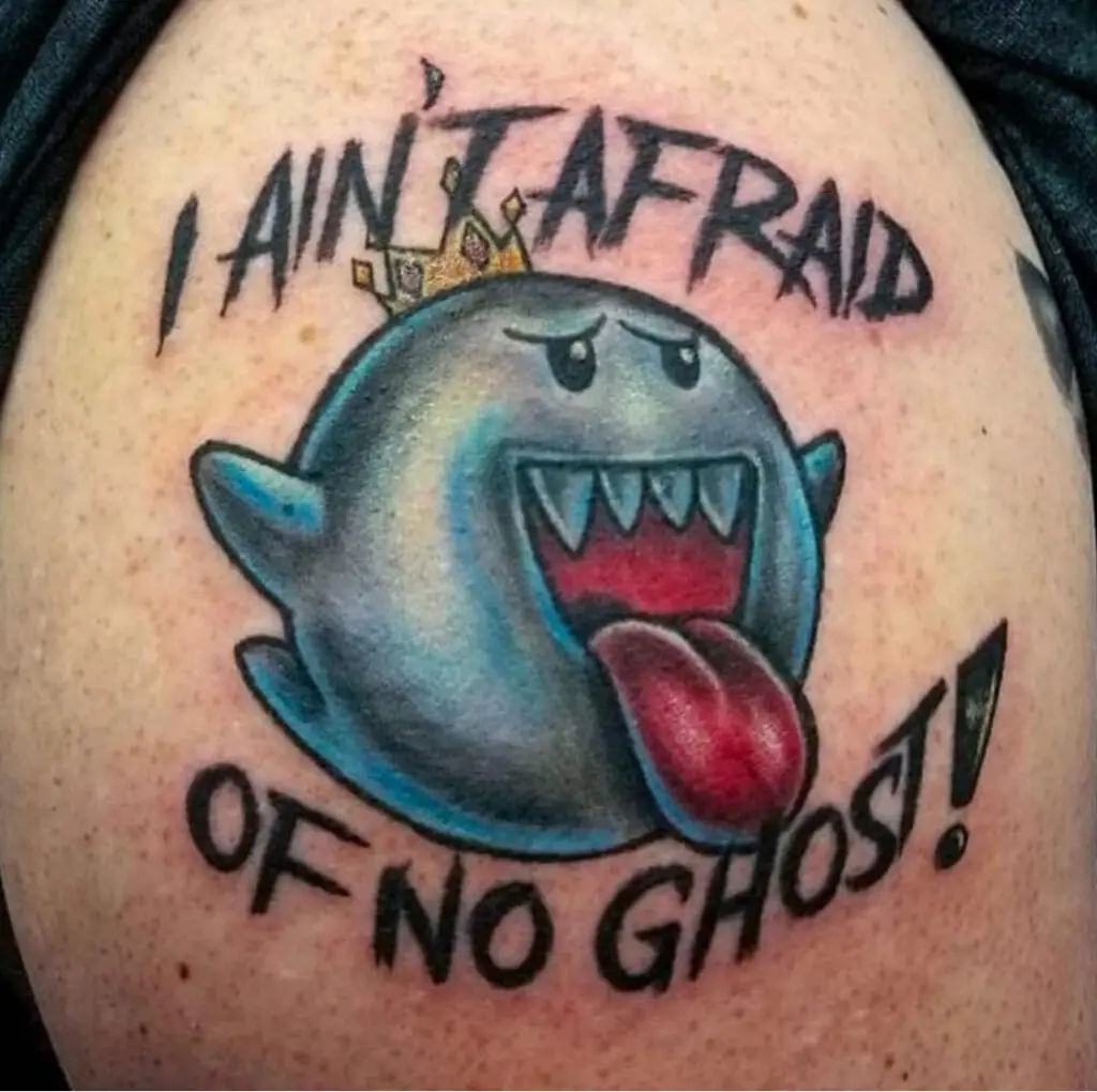 Ghost tattoo by G at Artistic Impressions Tattoo Studio located in the Katy, Texas. The best tattoo studio