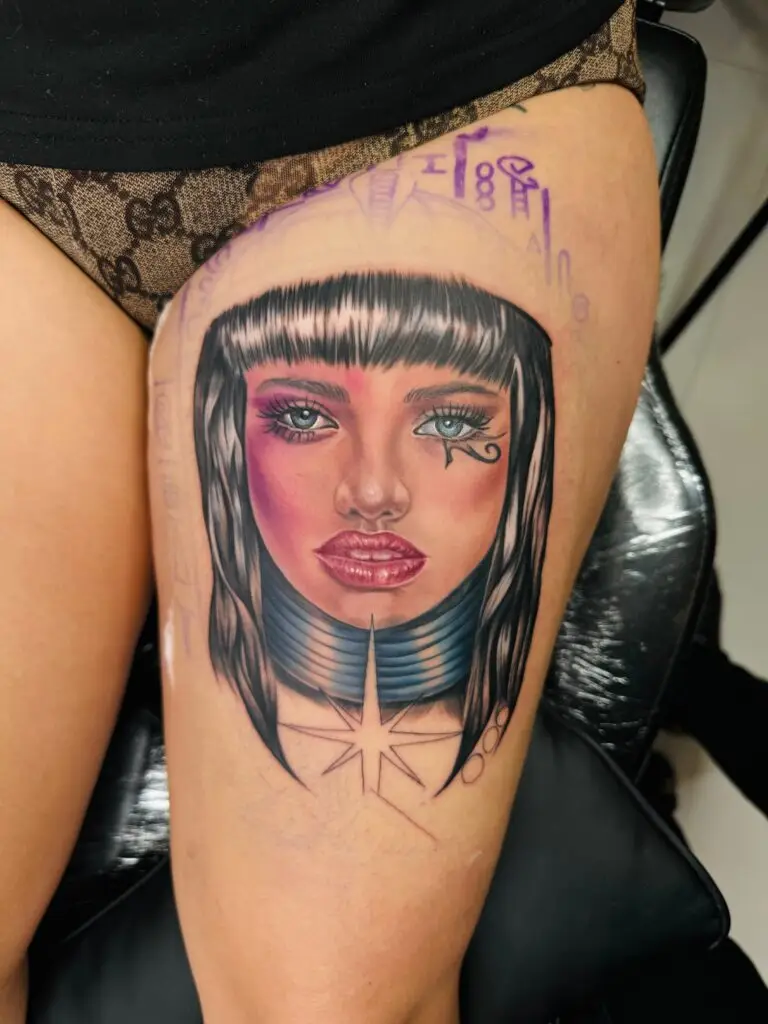Gabriel tattooed this portrait at Artistic Impressions Tattoo Studio in Katy, Texas
